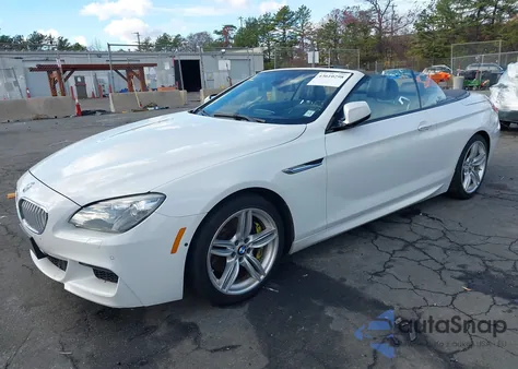 2013 BMW 650I xDrive z USA, uszkodzony, nr VIN WBAYP1C55DDX00992